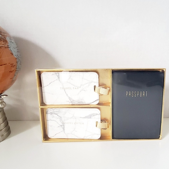 Via Lorenzo N.26 Handbags - Via Lorenzo N.26 Passport Case & 2 Luggage Tags